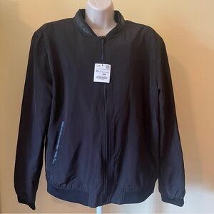 🎬 XXL, ZARA Mens Basic Collection long sleeve nylon jacket with pockets
